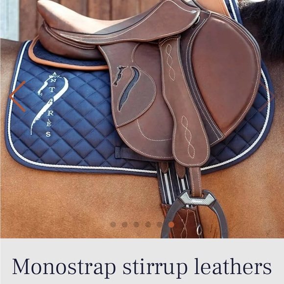 Antares Monostrap Stirrup Leathers Free Shipping! - Picture 4 of 7